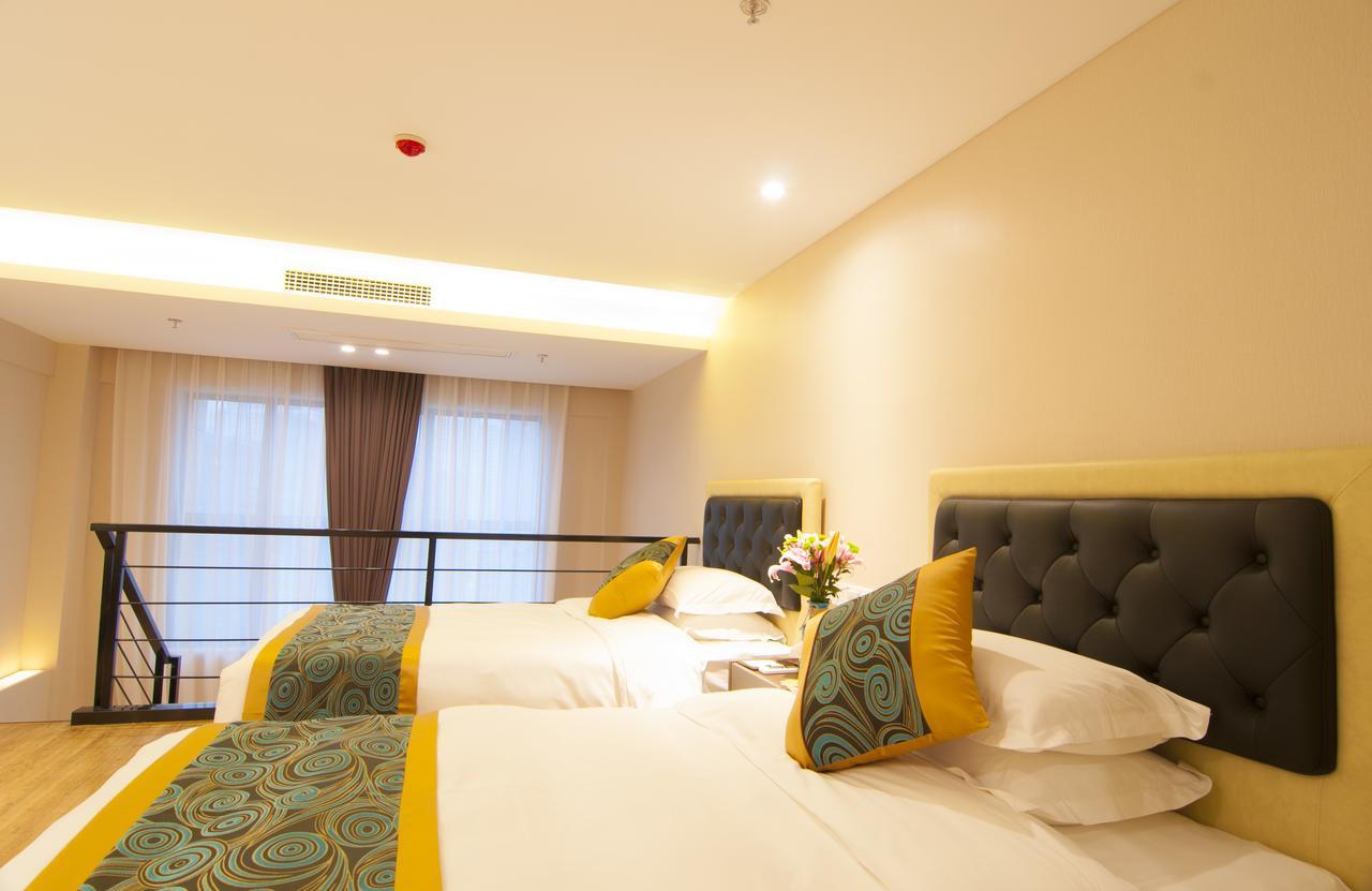 Home Plus Suite Hotel And Apartment Vuhan Dış mekan fotoğraf