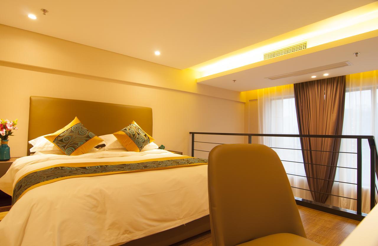 Home Plus Suite Hotel And Apartment Vuhan Dış mekan fotoğraf