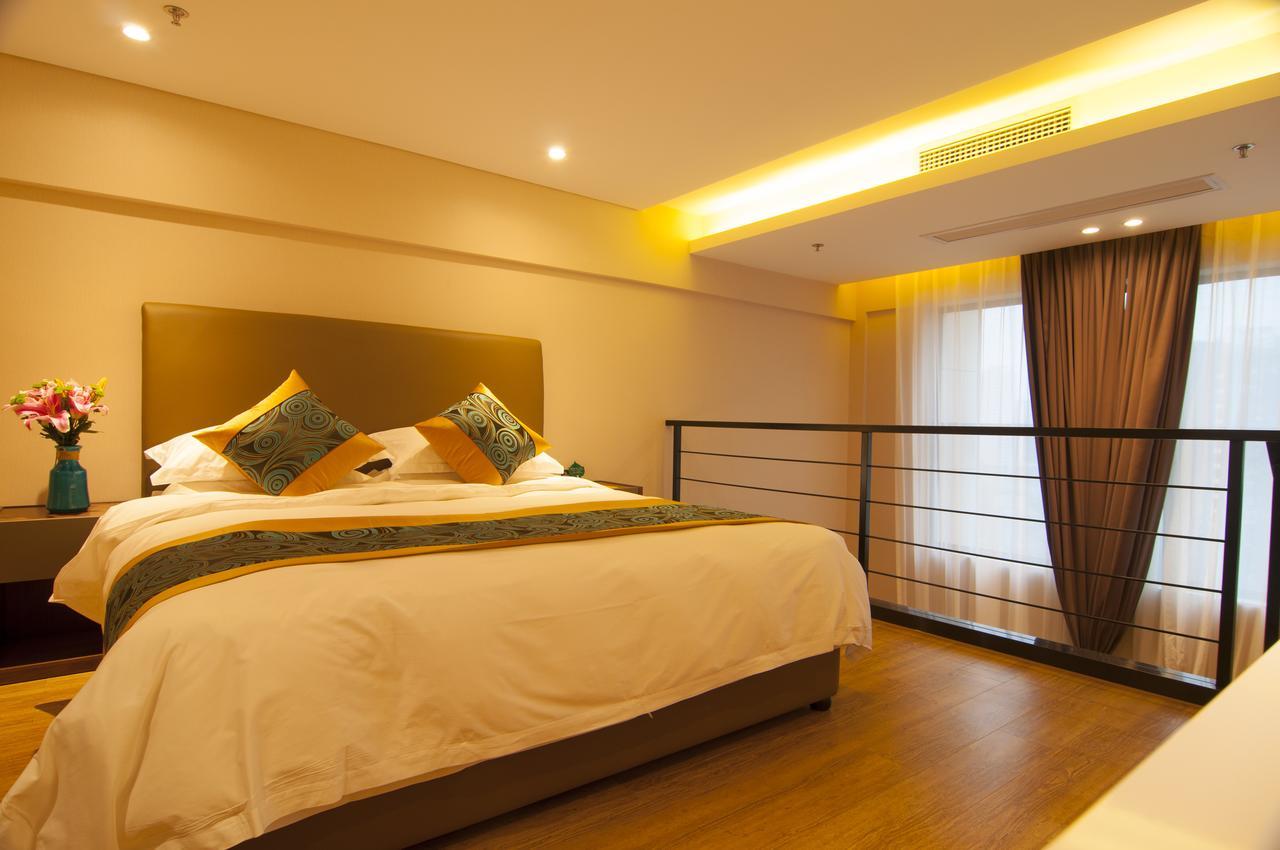 Home Plus Suite Hotel And Apartment Vuhan Dış mekan fotoğraf