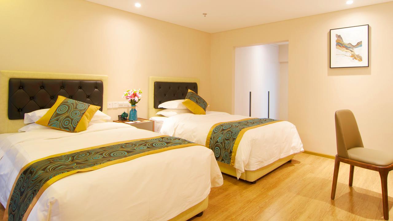 Home Plus Suite Hotel And Apartment Vuhan Dış mekan fotoğraf
